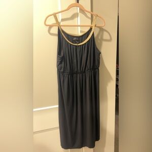 Style & Co. Black Dress with Gold Accents